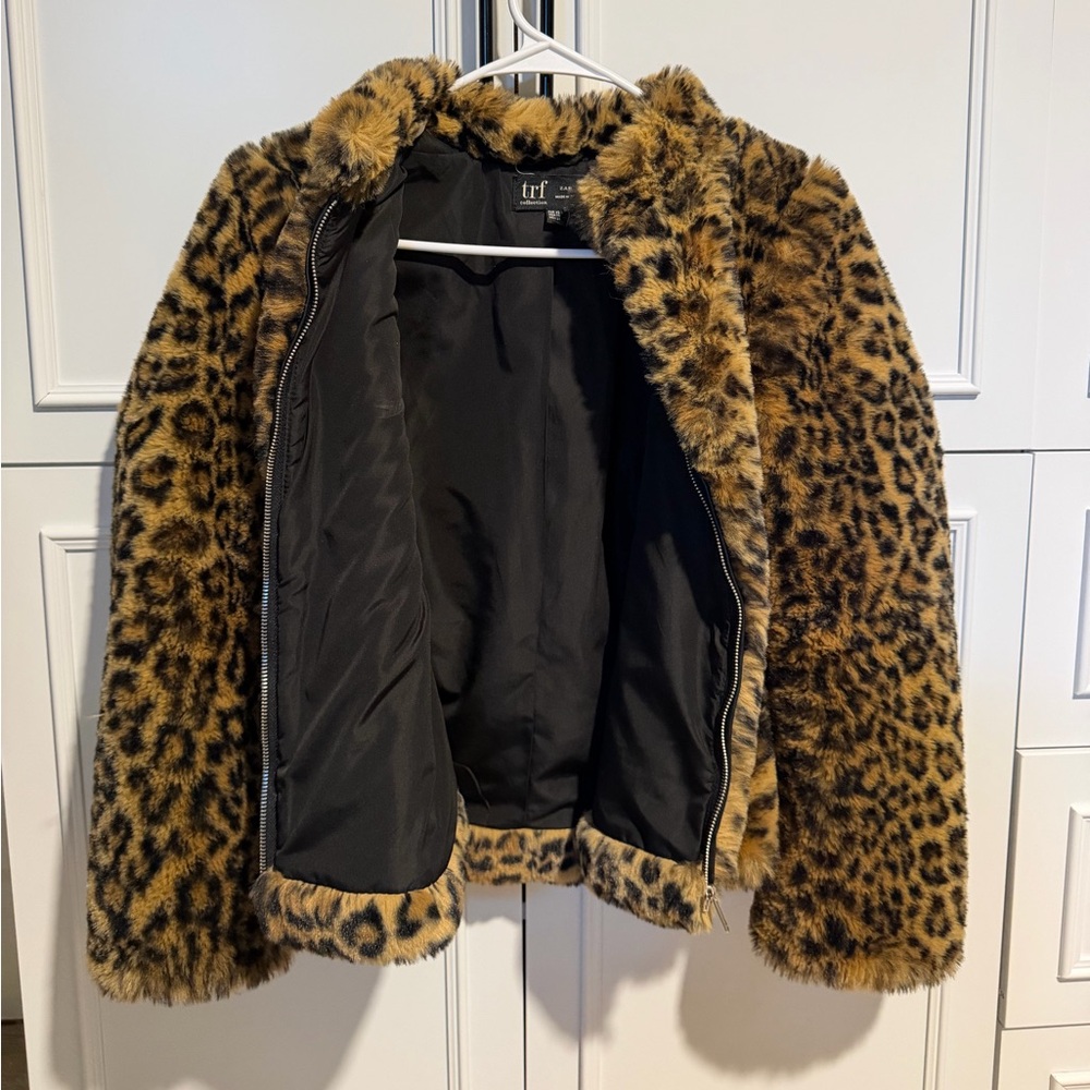 ZARA TRF Collection Leopard Jacket - image 3